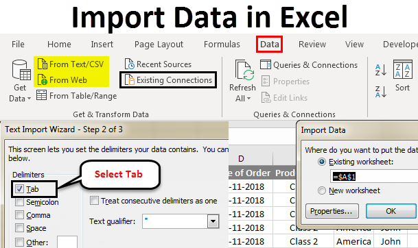 access database file, excel files, all the data